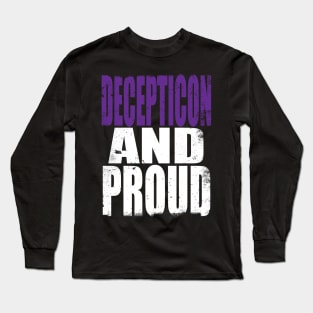 Decepticon and Proud Long Sleeve T-Shirt